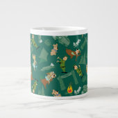 Yogi Beer en vrienden Jellystone Park Camp Pattern Extra Grote Beker (Voorkant)