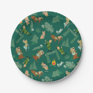 Yogi Beer en vrienden Jellystone Park Camp Pattern Papieren Bordje