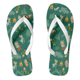 Yogi Beer en vrienden Jellystone Park Camp Pattern Teenslippers