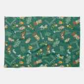 Yogi Beer en vrienden Jellystone Park Camp Pattern Theedoek (Horizontaal)