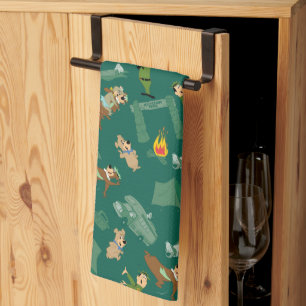 Yogi Beer en vrienden Jellystone Park Camp Pattern Theedoek