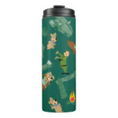 Yogi Beer en vrienden Jellystone Park Camp Pattern Thermosbeker (Voorkant)