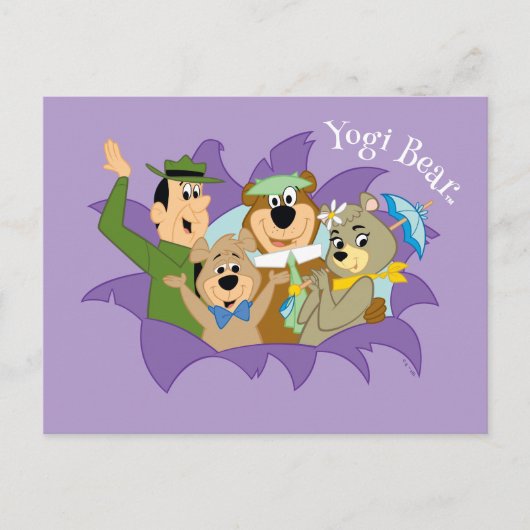 Yogi Beer en vrienden verrassen Briefkaart (Voorkant)