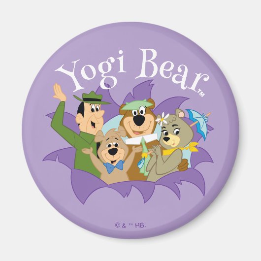Yogi Beer en vrienden verrassen Magneet (Voorkant)