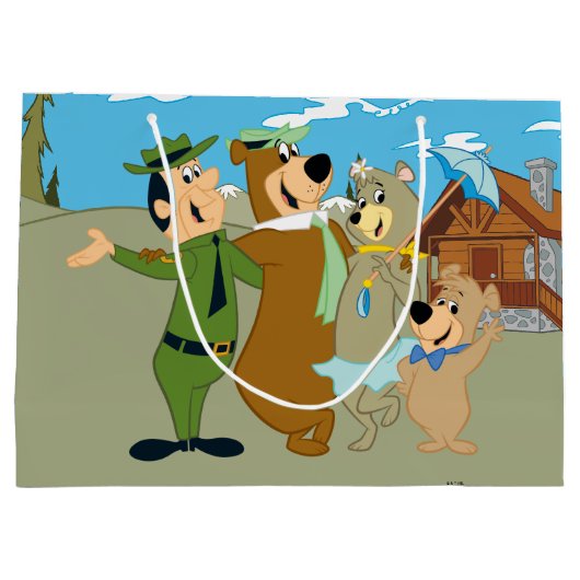 Yogi Beer en vrienden warm welkom Groot Cadeauzakje (Achterkant)