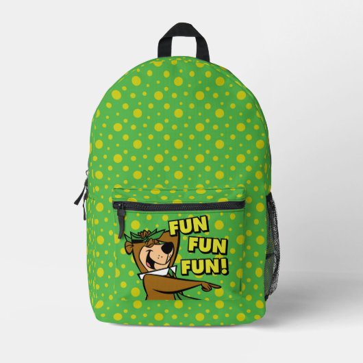 Yogi Beer Fun Fun Fun Bedrukte Rugzak (Voorkant)