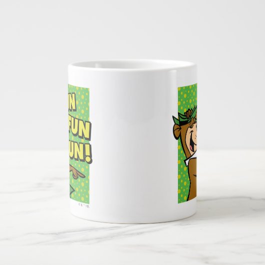 Yogi Beer Fun Fun Fun Extra Grote Beker (Voorkant)