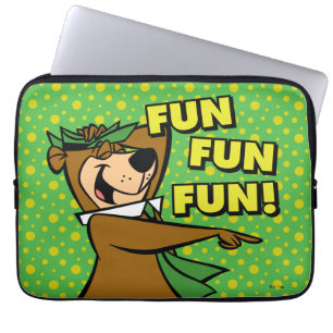 Yogi Beer Fun Fun Fun Laptop Sleeve
