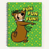 Yogi Beer Fun Fun Fun Notitieboek (Voorkant)