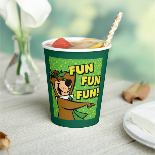 Yogi Beer Fun Fun Fun Papieren Bekers