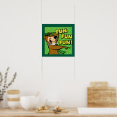 Yogi Beer Fun Fun Fun Poster (Keuken)