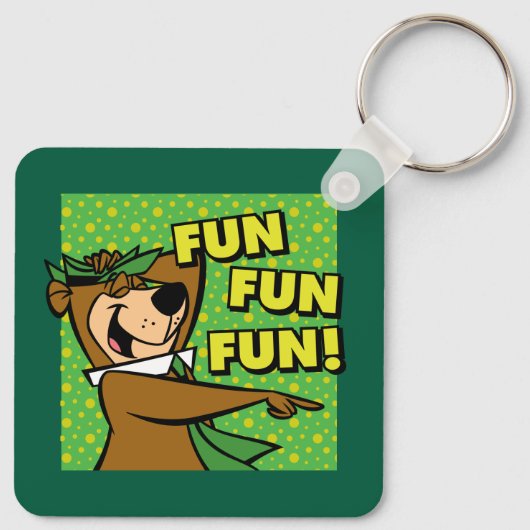 Yogi Beer Fun Fun Fun Sleutelhanger (Achterkant)