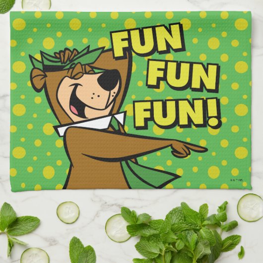 Yogi Beer Fun Fun Fun Theedoek (Gevouwen)