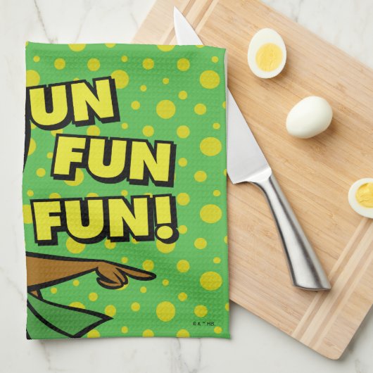 Yogi Beer Fun Fun Fun Theedoek (Quarter Fold)