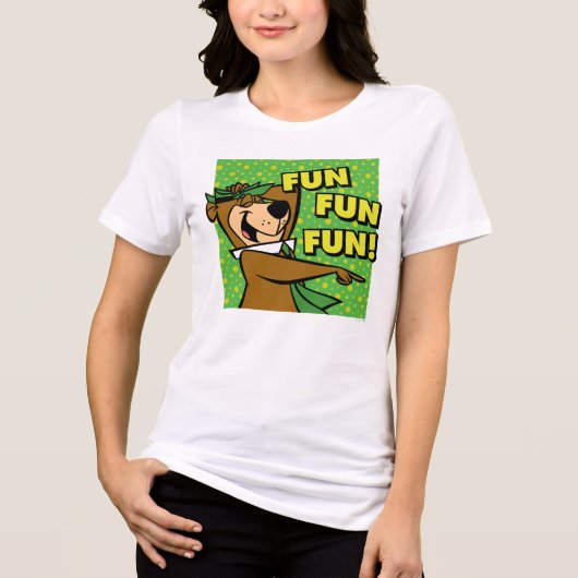 Yogi Beer Fun Fun Fun Tri-Blend Shirt (Voorkant)