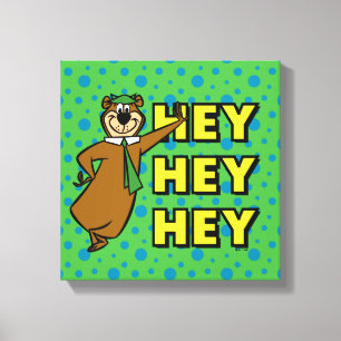 Yogi Beer Hey Hey Hey Hey Canvas Afdruk