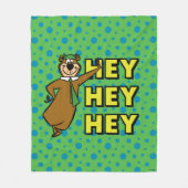 Yogi Beer Hey Hey Hey Hey Fleece Deken (Voorkant)