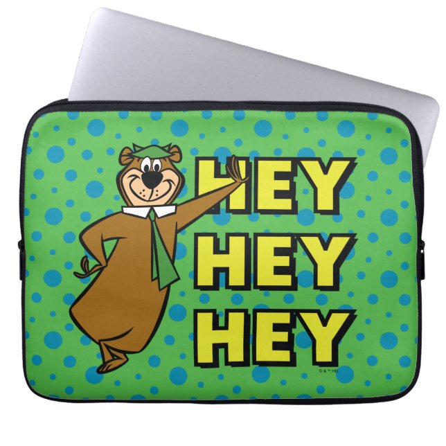 Yogi Beer Hey Hey Hey Hey Laptop Sleeve (Voorkant)