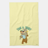 Yogi Beer met Cindy Beer Theedoek (Verticaal)