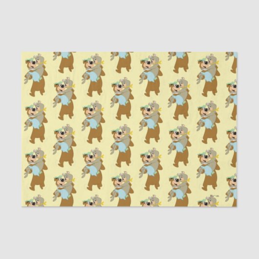 Yogi Beer met Cindy Beer Tissuepapier (Voorkant)