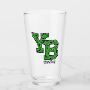 Yogi Beer met patroon Varsity Letters Glas