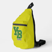 Yogi Beer met patroon Varsity Letters Sling Bag (Rechterhoek)
