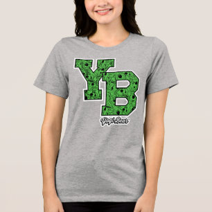Yogi Beer met patroon Varsity Letters Tri-Blend Shirt