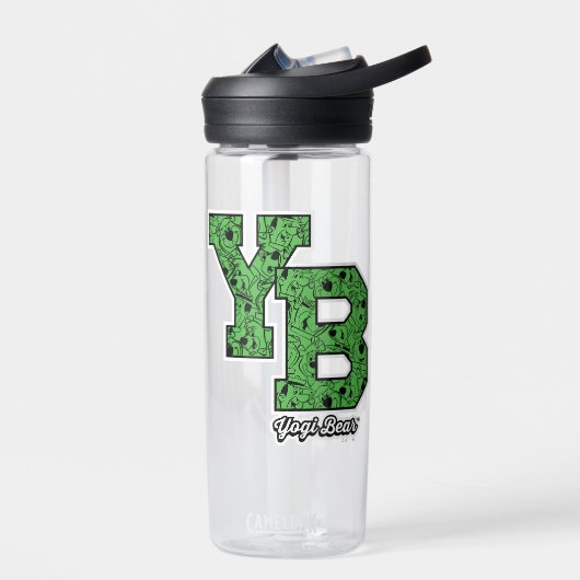 Yogi Beer met patroon Varsity Letters Waterfles (Links)
