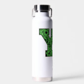 Yogi Beer met patroon Varsity Letters Waterfles (Voorkant)