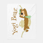 Yogi Beer Picknick Hangmat Nap Tijd Fleece Deken (Voorkant)