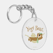 Yogi Beer Picknick Hangmat Nap Tijd Sleutelhanger (Voorkant Links)