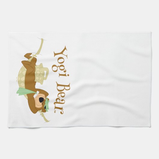 Yogi Beer Picknick Hangmat Nap Tijd Theedoek (Horizontaal)