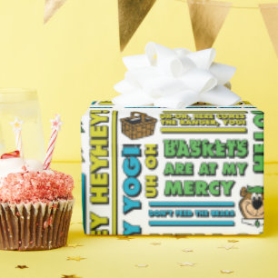 Yogi Beer Picnic Quotes & leuke zinnen Patroon Cadeaupapier