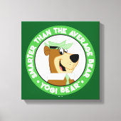 Yogi Beer Smiling Portrait Canvas Afdruk (Voorkant)
