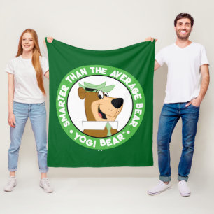 Yogi Beer Smiling Portrait Fleece Deken