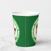 Yogi Beer Smiling Portrait Papieren Bekers (Rechts)