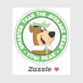 Yogi Beer Smiling Portrait Sticker (Vel)