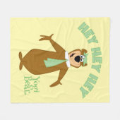 Yogi Beer Welkom Fleece Deken (Voorkant (Horizontaal))