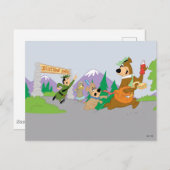 Yogi Beer's grote picknickmand ontsnapping Briefkaart (Voorkant / Achterkant)