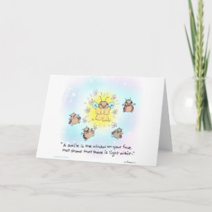 Yogi Firefly "smile" wenskaart Kaart