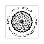Yogi Floral Mandala Zelfinktende Stempel (Design)