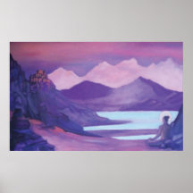 Yogi & klooster in de Tibetaanse bergen