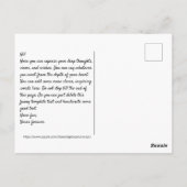 Yogi Ontbijt grappig broodje Briefkaart (Achterkant)