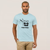 Yogi Panda - T-shirts yoga (Devant entier)