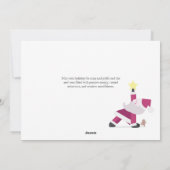 Yogi Santa Funny Yoga Pun Kaart kerstfeestdag (Achterkant)