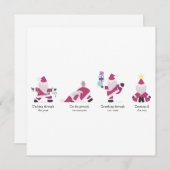  Yogi Santa Funny Yoga Pun-kerstfeestkaart Feestdagenkaart (Voorkant / Achterkant)