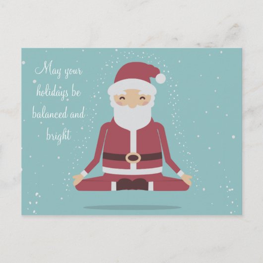 Yogi Santa - gepersonaliseerd Briefkaart (Voorkant)