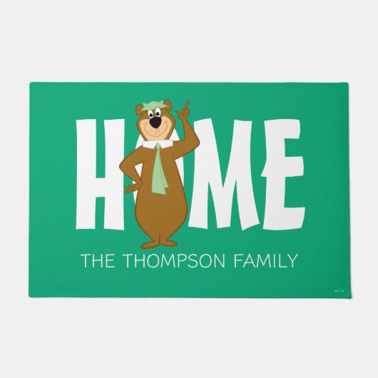 Yogi "Slimmer dan het gemiddelde Beer" Deurmat (Voorkant)