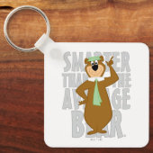 Yogi "Slimmer dan het gemiddelde Beer" Sleutelhanger (Voorkant)