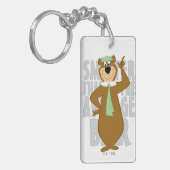 Yogi "Slimmer dan het gemiddelde Beer" Sleutelhanger (Voorkant Links)